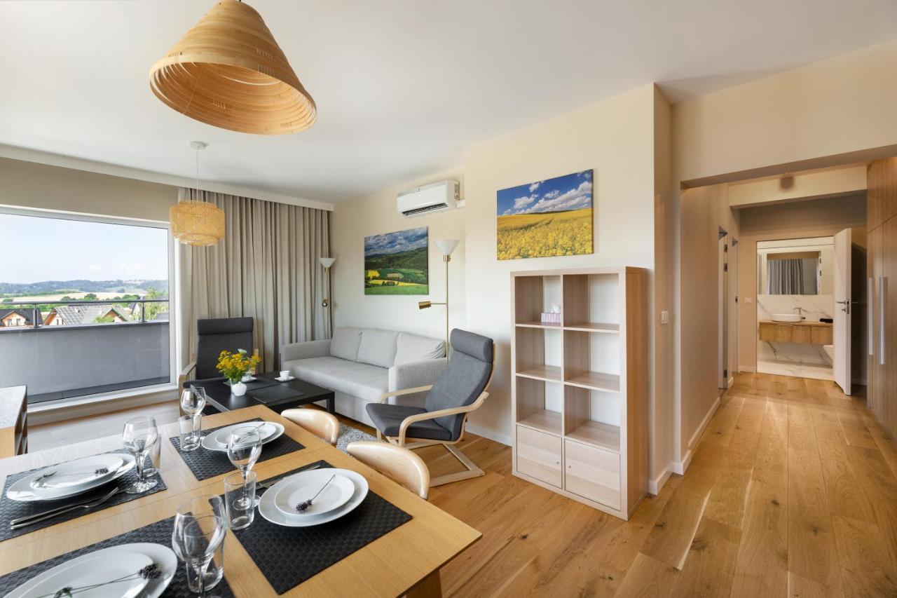Apartament Widokowy - Penthouse Z Tarasem Kudowa Zdroj Luaran gambar