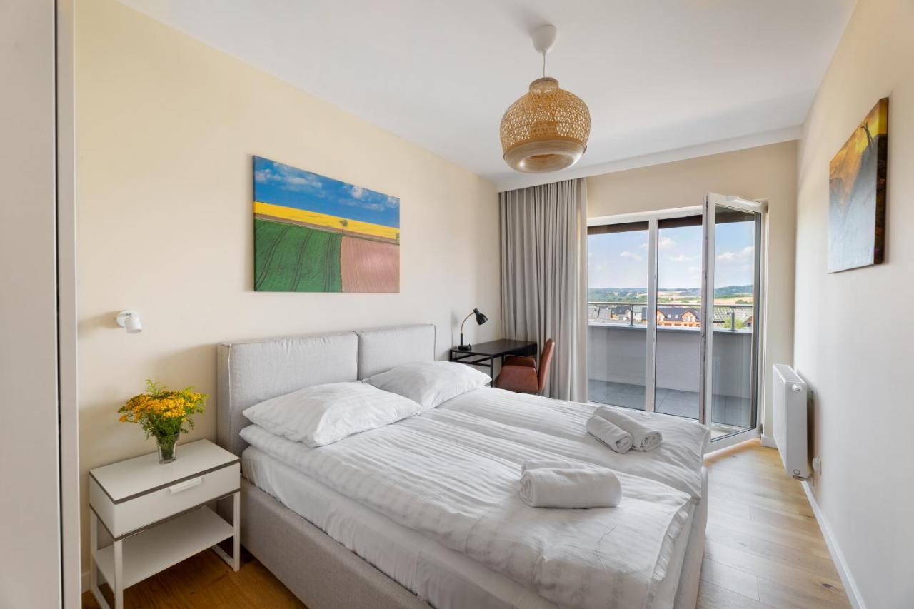 Apartament Widokowy - Penthouse Z Tarasem Kudowa Zdroj Luaran gambar